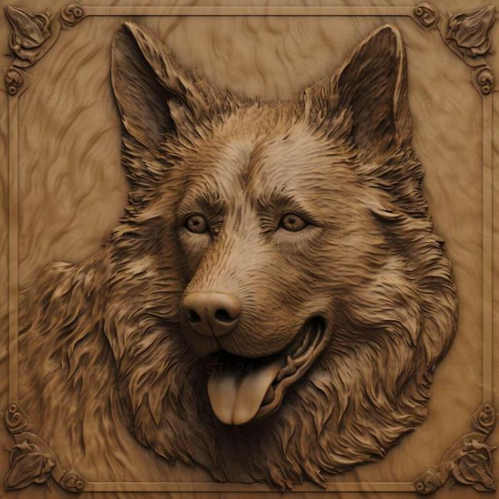 Nature and animals (st Romanian Carpathian Shepherd dog 4, NATURE_7100) 3D models for cnc