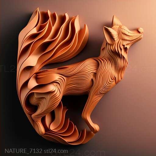 Природа и животные (Сент-Апельсин знаменитое животное 4, NATURE_7132) 3D модель для ЧПУ станка