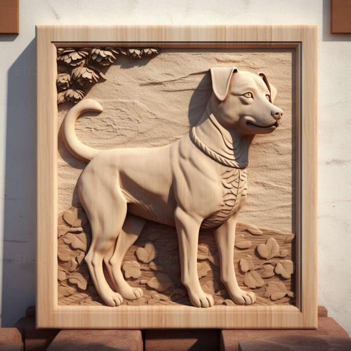 Nature and animals (st Greek Shepherd dog 3, NATURE_7175) 3D models for cnc
