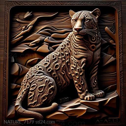 Nature and animals (st The Leopard of Rudraprayag famous animal 3, NATURE_7179) 3D models for cnc