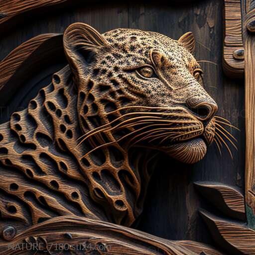 Nature and animals (st The Leopard of Rudraprayag famous animal 4, NATURE_7180) 3D models for cnc