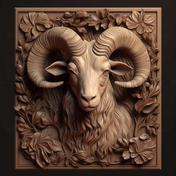 Nature and animals (Art of Shreve Lamb Harmon 4, NATURE_72) 3D models for cnc