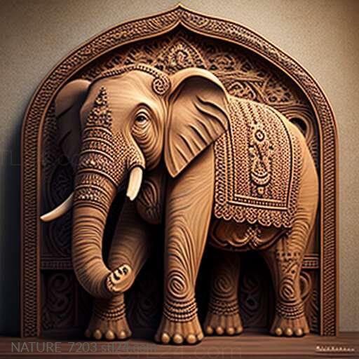 Nature and animals (st Abul Abbas elephant famous animal 3, NATURE_7203) 3D models for cnc