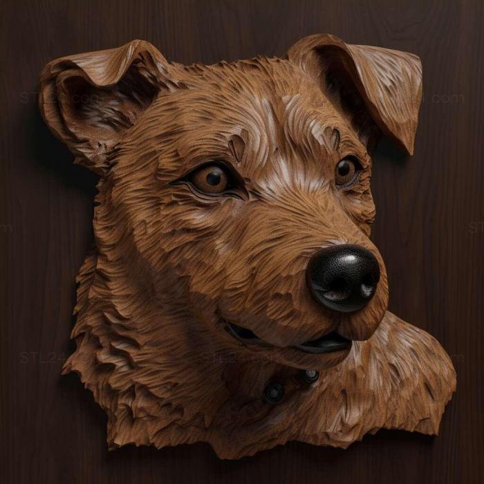 Nature and animals (st Jack Russell Terrier dog 4, NATURE_7212) 3D models for cnc