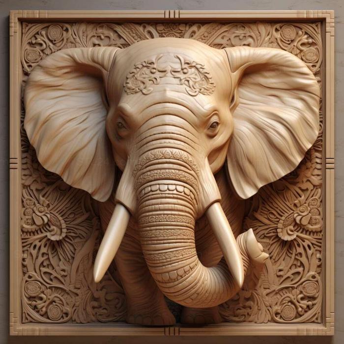 Знаменитое животное-слон Габи 1