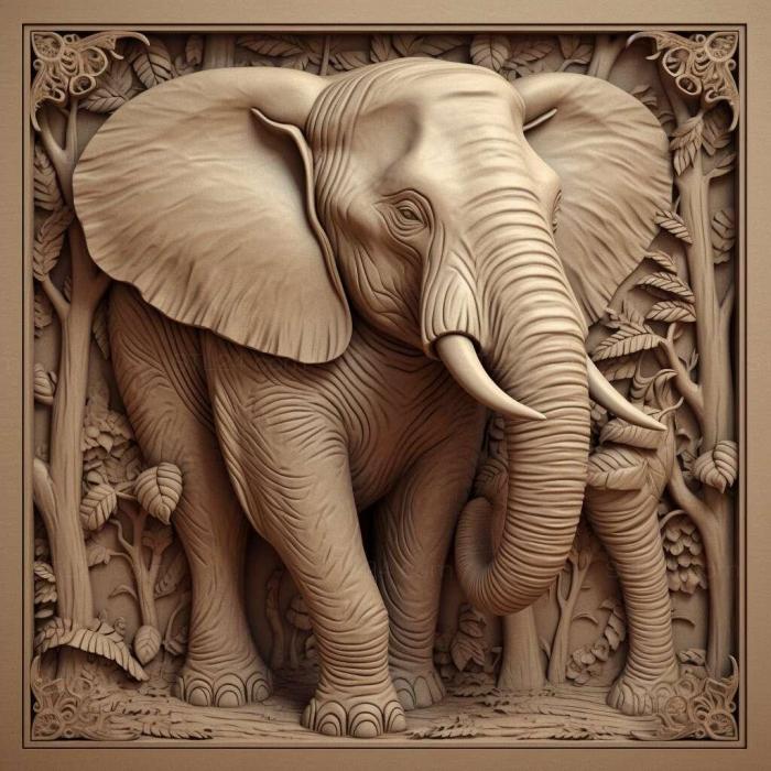 Знаменитое животное-слон Габи 3