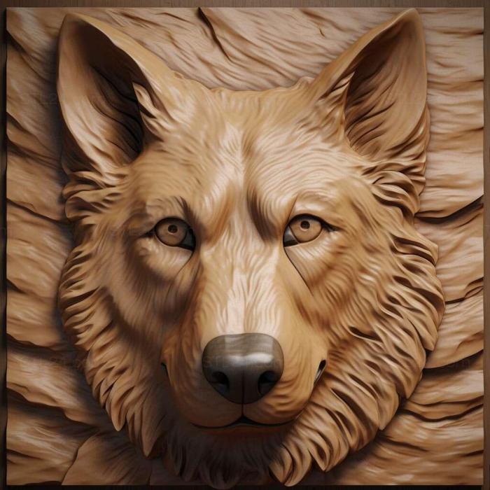 Nature and animals (st New Zealand Shepherd dog 1, NATURE_7301) 3D models for cnc