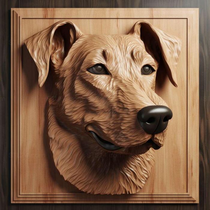 Nature and animals (st Millie dog famous animal 2, NATURE_738) 3D models for cnc