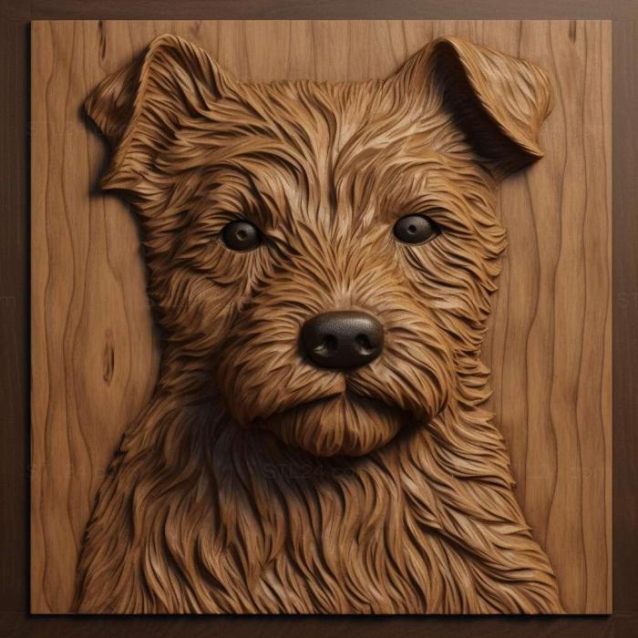 Nature and animals (st Sky Terrier dog 1, NATURE_7405) 3D models for cnc