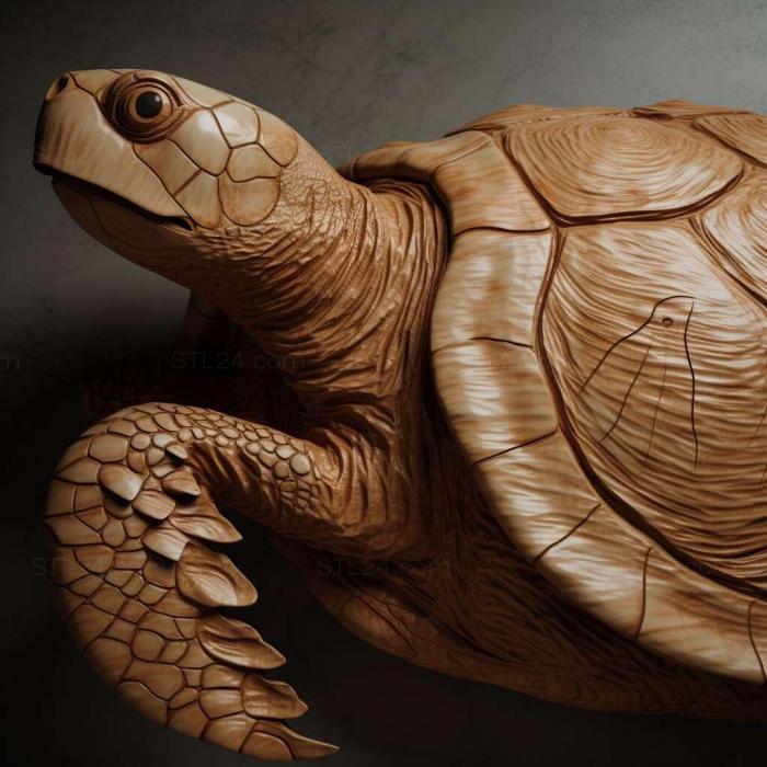 Nature and animals (Jonathan Turtle famous animal 1, NATURE_7453) 3D models for cnc