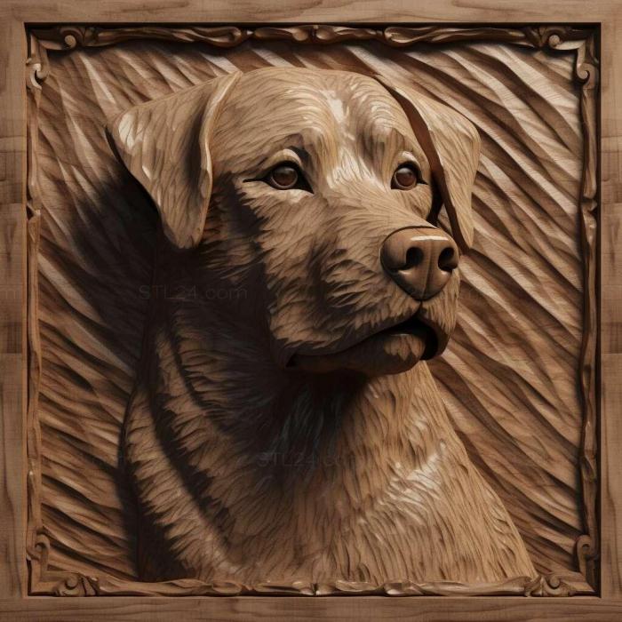 Nature and animals (Barry the dog famous animal 3, NATURE_7503) 3D models for cnc