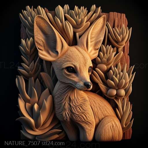 Nature and animals (st Lil Bab famous animal 3, NATURE_7507) 3D models for cnc