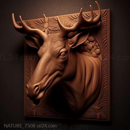 Nature and animals (st Lil Bab famous animal 4, NATURE_7508) 3D models for cnc