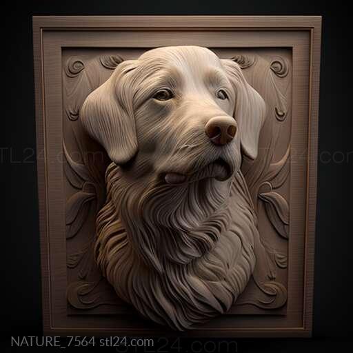 Nature and animals (st Miss Beazley dog famous animal 4, NATURE_7564) 3D models for cnc