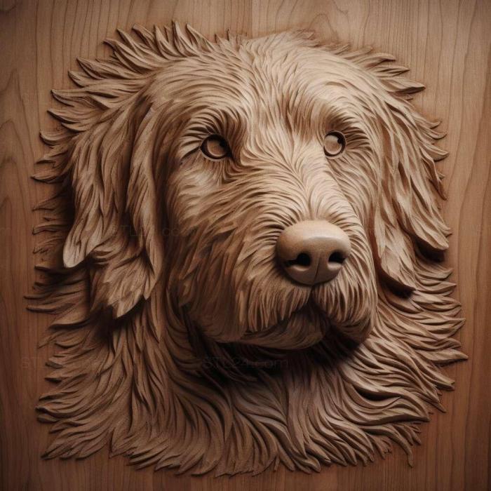 Nature and animals (Small Vendean Basset Griffon dog 4, NATURE_7600) 3D models for cnc