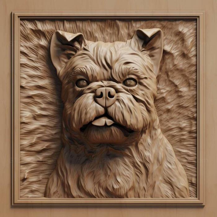 Nature and animals (Yale dog famous animal 2, NATURE_7658) 3D models for cnc
