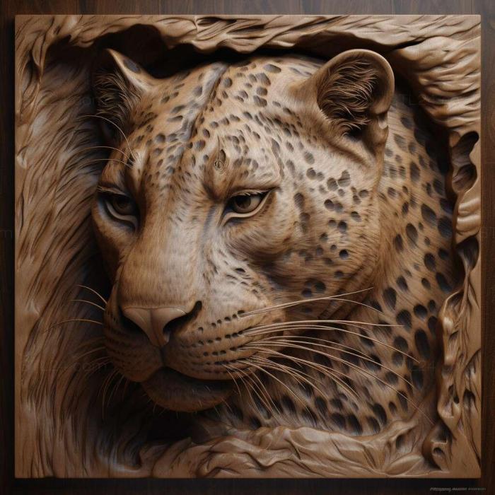 Nature and animals (st Himantura leoparda 1, NATURE_7665) 3D models for cnc
