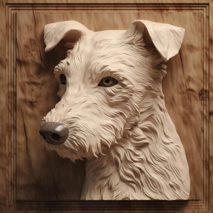 Nature and animals (Parson Russell Terrier dog 1, NATURE_7681) 3D models for cnc