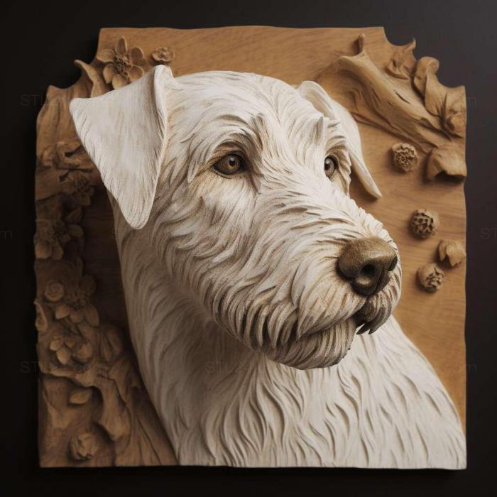 Nature and animals (Parson Russell Terrier dog 2, NATURE_7682) 3D models for cnc