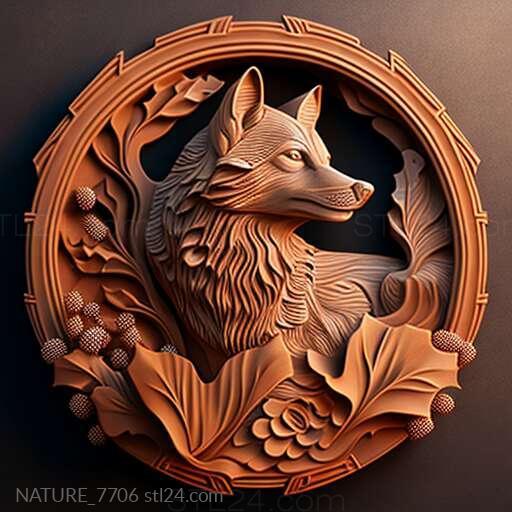 Nature and animals (st Anna Savelyevna famous animal 2, NATURE_7706) 3D models for cnc