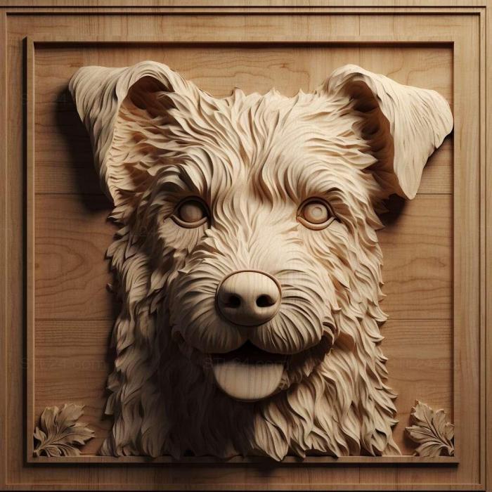 Nature and animals (st Pickles dog famous animal 4, NATURE_776) 3D models for cnc