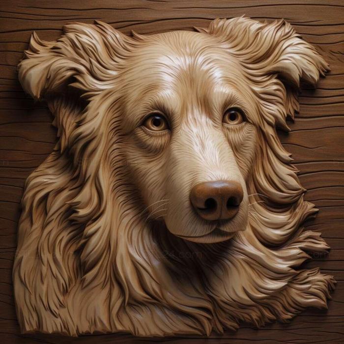 Nature and animals (st English Shepherd dog 3, NATURE_951) 3D models for cnc