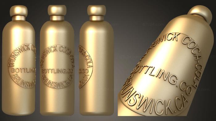 Different (Bottle of coca cola, NS_0249) 3D models for cnc