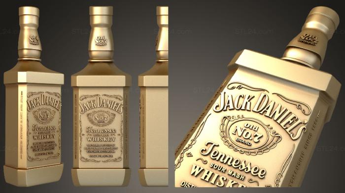 Нестандарт (Виски Jack Daniels, NS_0251) 3D модель для ЧПУ станка