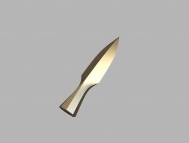 Different (A spear, NS_0260) 3D models for cnc