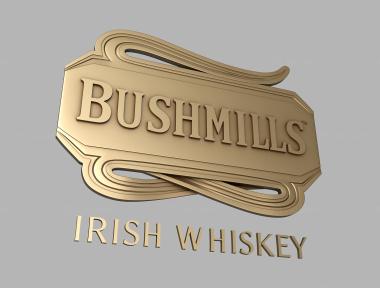 Different (Irish whiskey logo, NS_0263) 3D models for cnc