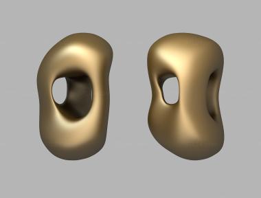 Different (Plafond, NS_0271) 3D models for cnc