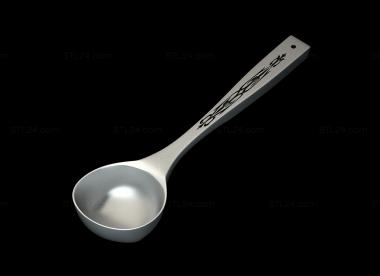 Different (Ladle with recessed decor, NS_0274) 3D models for cnc