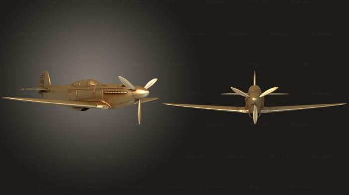 Different (Airplane, NS_0286) 3D models for cnc