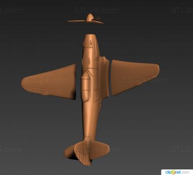 Different (Airplane, NS_0286) 3D models for cnc