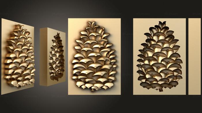 Different (Cone with reverse relief, NS_0295) 3D models for cnc
