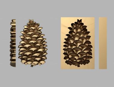 Different (Cone with reverse relief, NS_0295) 3D models for cnc