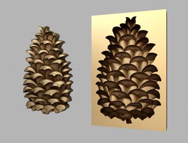 Different (Cone with reverse relief, NS_0295) 3D models for cnc