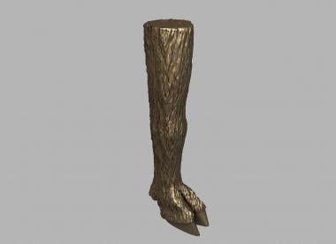 Different (Sheep's foot, NS_0303) 3D models for cnc