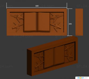 Different (The catwalk, NS_0306) 3D models for cnc