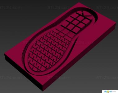 Different (Sole, NS_0353) 3D models for cnc