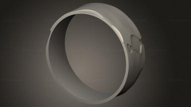 Different (The facade of the bar counter in the form of a ring, NS_0359) 3D models for cnc