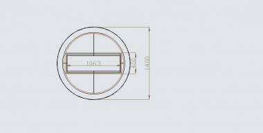 Different (The facade of the bar counter in the form of a ring, NS_0359) 3D models for cnc