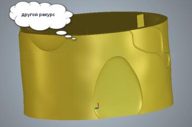 Different (The facade of the bar counter in the form of a ring, NS_0359) 3D models for cnc