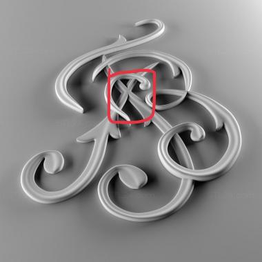 Different (Emblem, NS_0368) 3D models for cnc