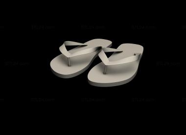 Different (Havaianas Shoes, NS_0373) 3D models for cnc