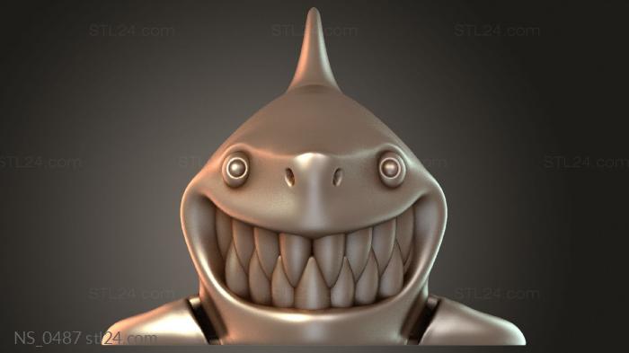 Articulated Flexi Smiling Shark