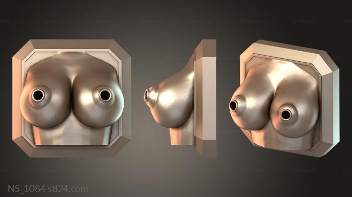 Dual Tits Pen Holder