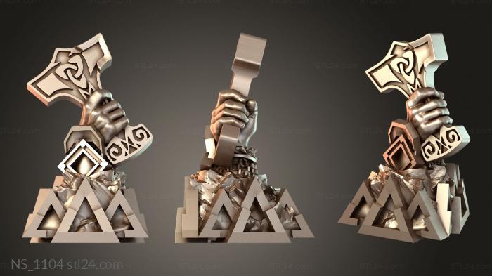 Different (NS_1104) 3D models for cnc