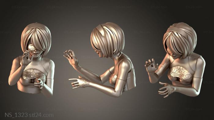 Gally Alita and Nier Automata Concept bold