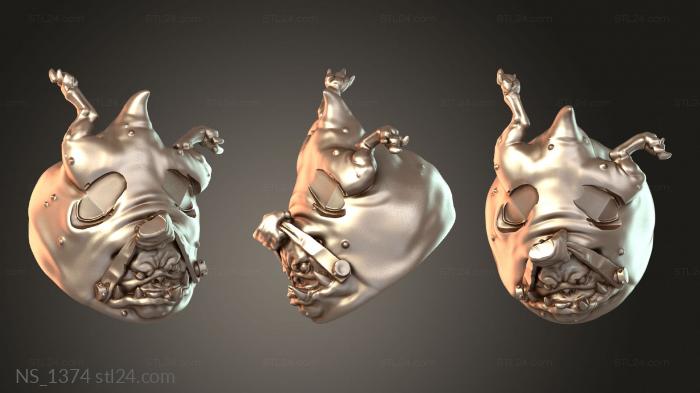 Different (NS_1374) 3D models for cnc